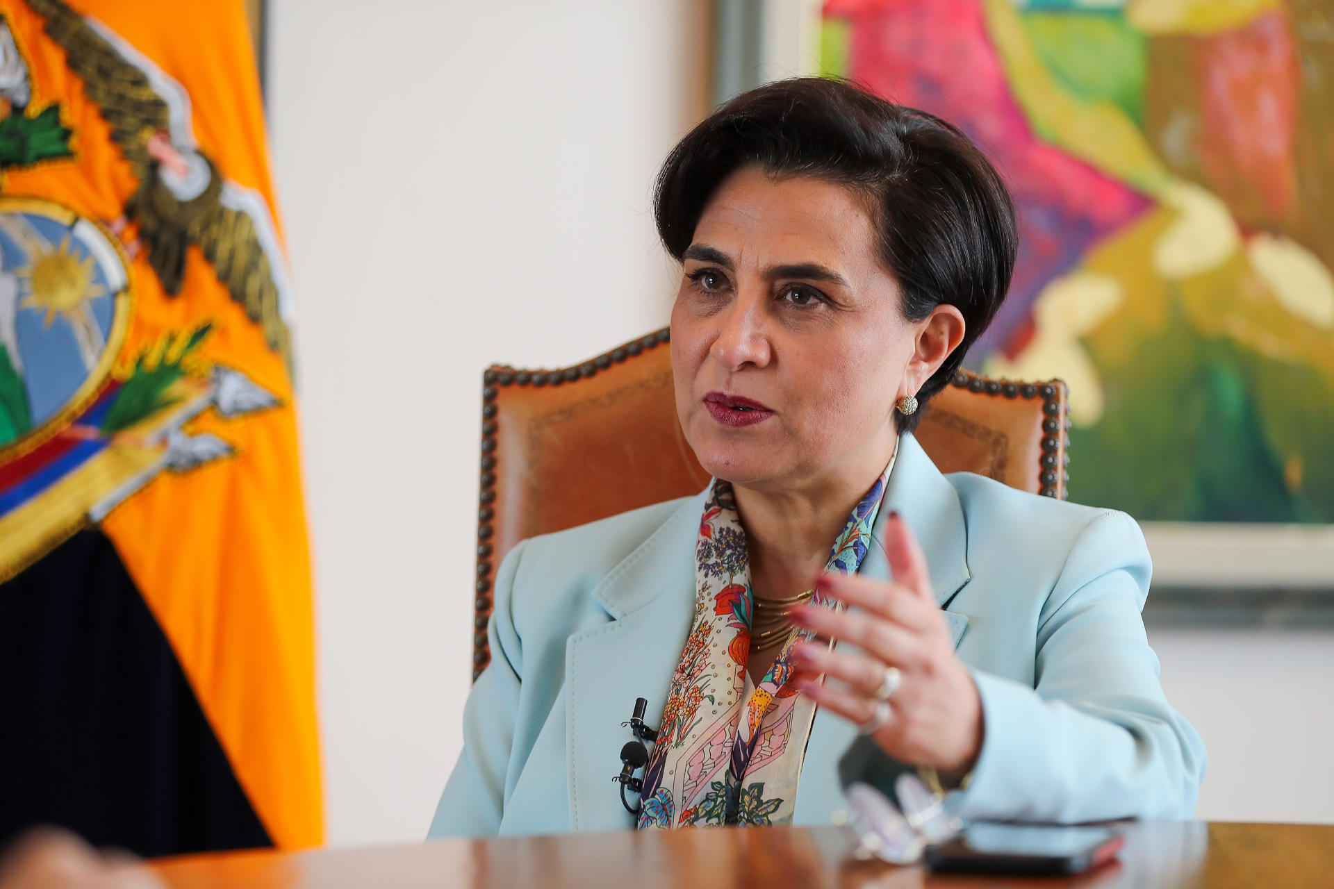 Gabriela Sommerfeld llega a Santo Domingo para reunión bilateral con Roberto Álvarez