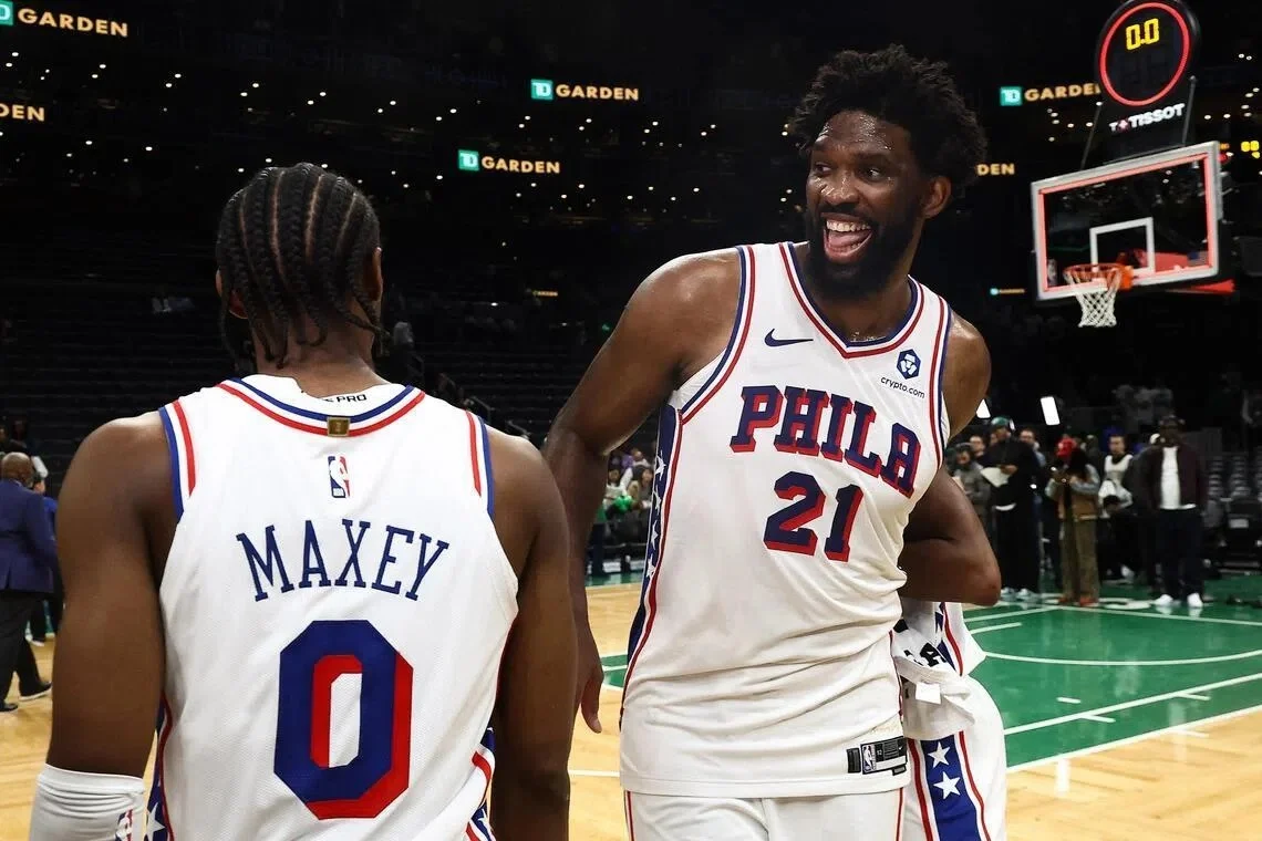 Los Sixers y Embiid le dan batucazo a los Celtics de Boston