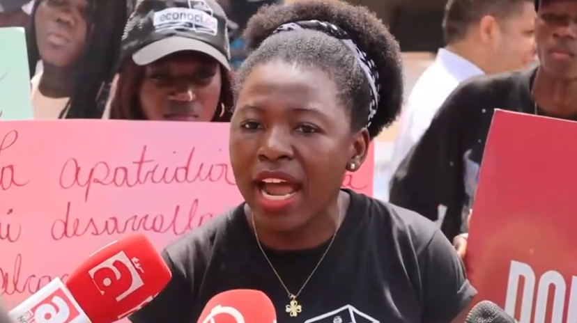Haitianos protestan por nacionalidad dominicana 'Prácticamente uno está muerto'