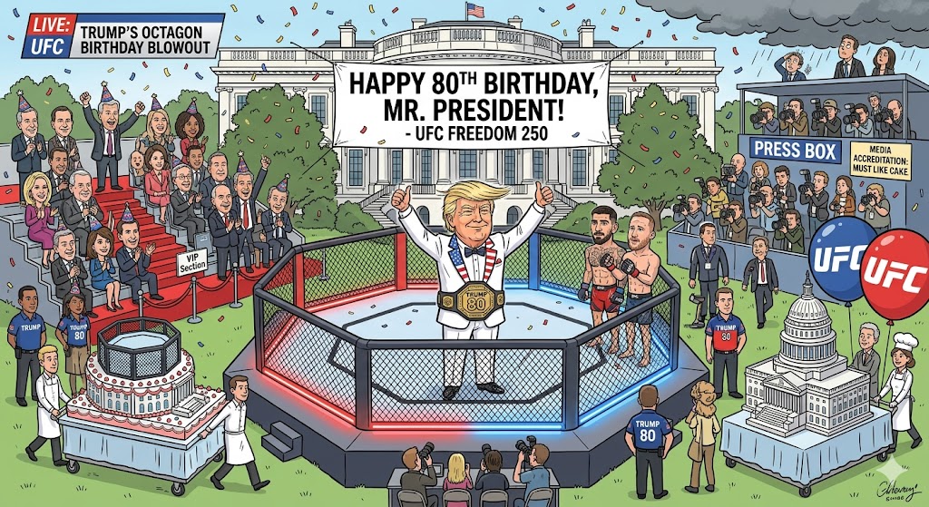 Trump celebra su cumpleaños 80 con evento