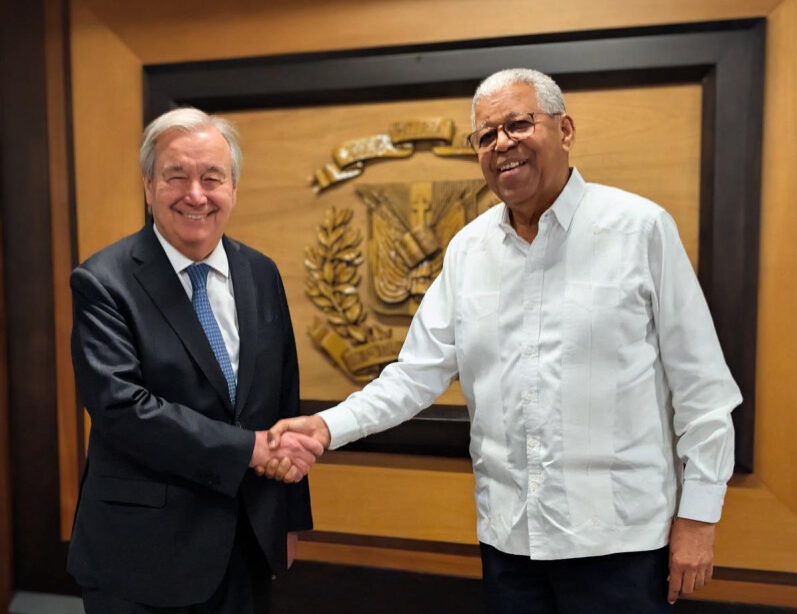 Secretario general de la ONU llega a RD y agradece respaldo