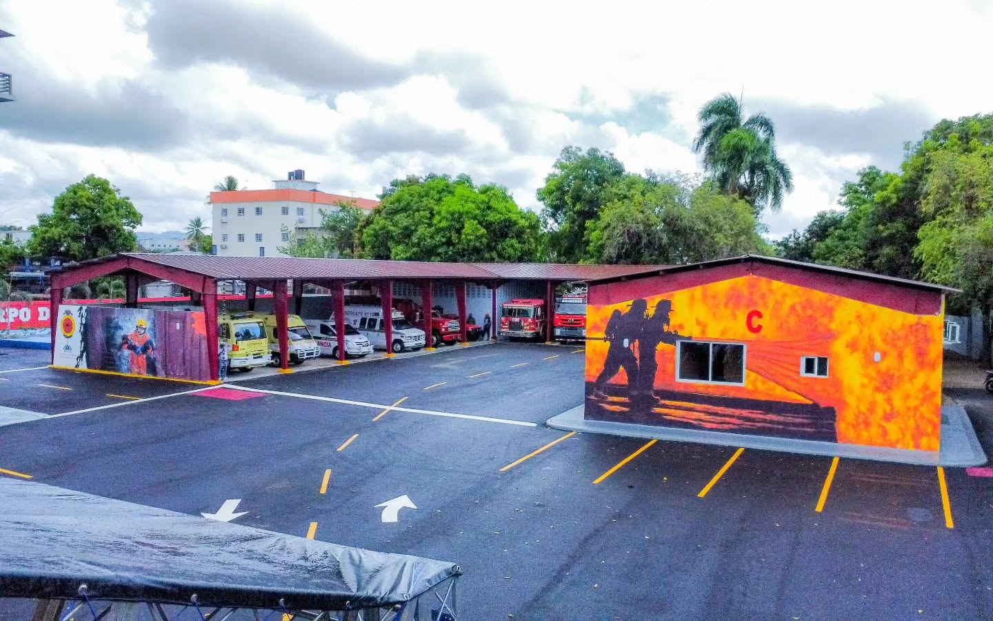 San Francisco de Macorís inaugura la estación de bomberos más moderna y equipada del país
