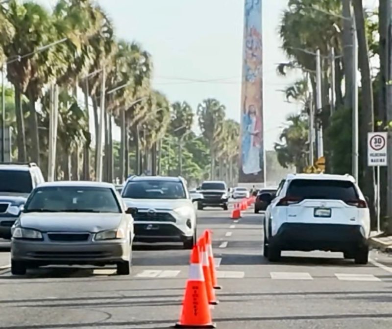 Digesett activa contraflujo Malecón para agilizar tránsito