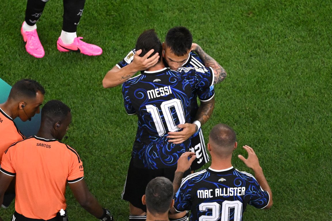 Messi vuelve a marcar para Argentina