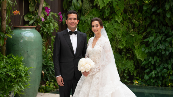 Omar Fernández y Alexia Rubio formalizan su matrimonio ante la Iglesia