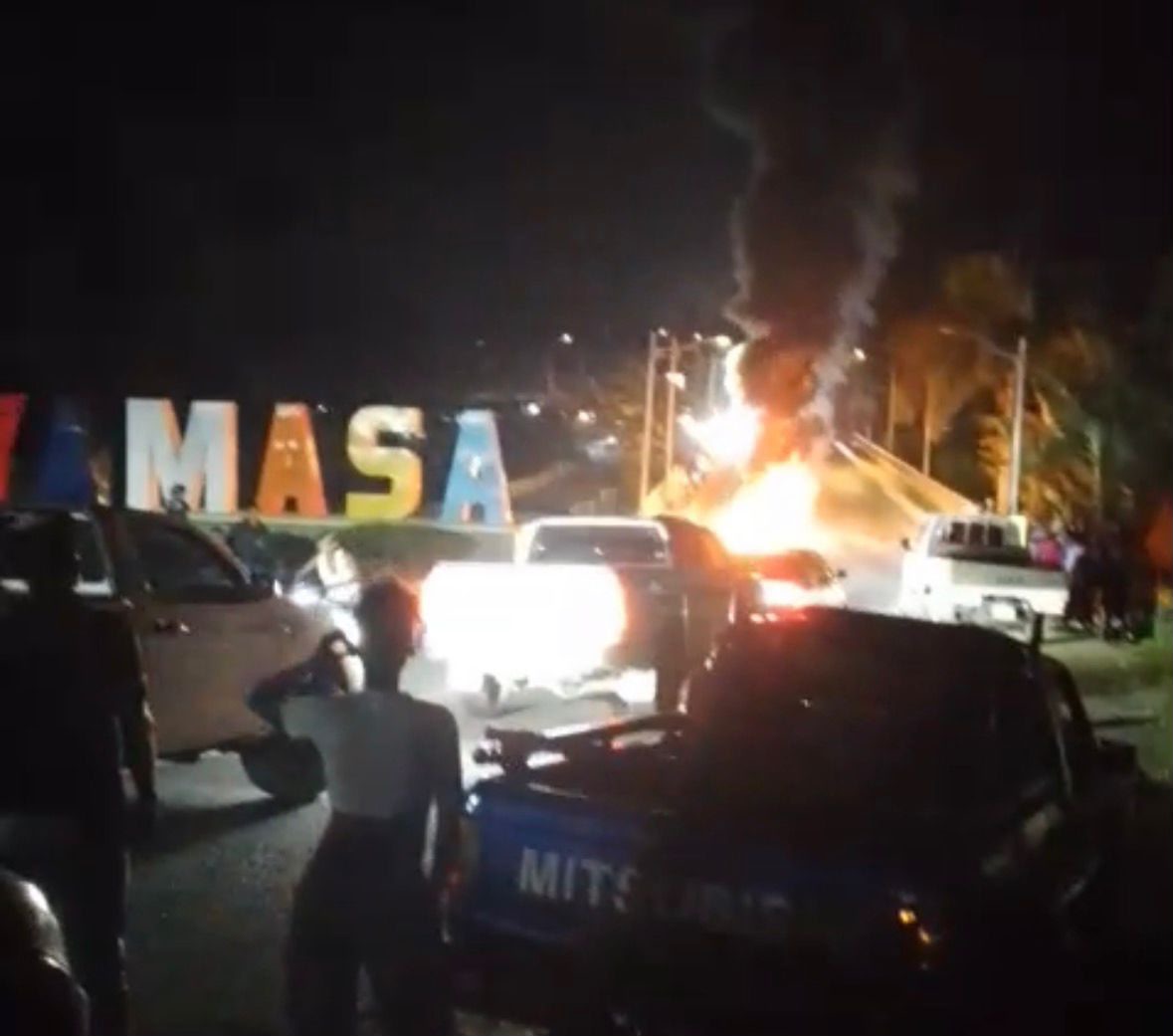 Protestan en Yamasá por prolongado apagón