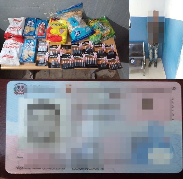 Policía apresa en flagrante delito hombre acusado