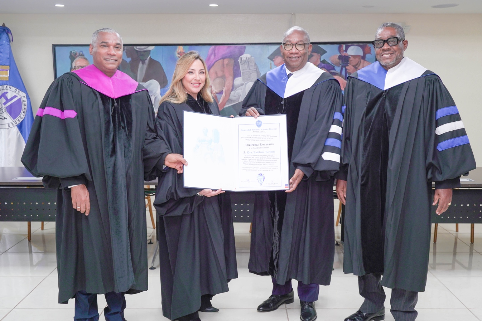 UASD reconoce a Kathleen Martínez como Profesora Honoraria