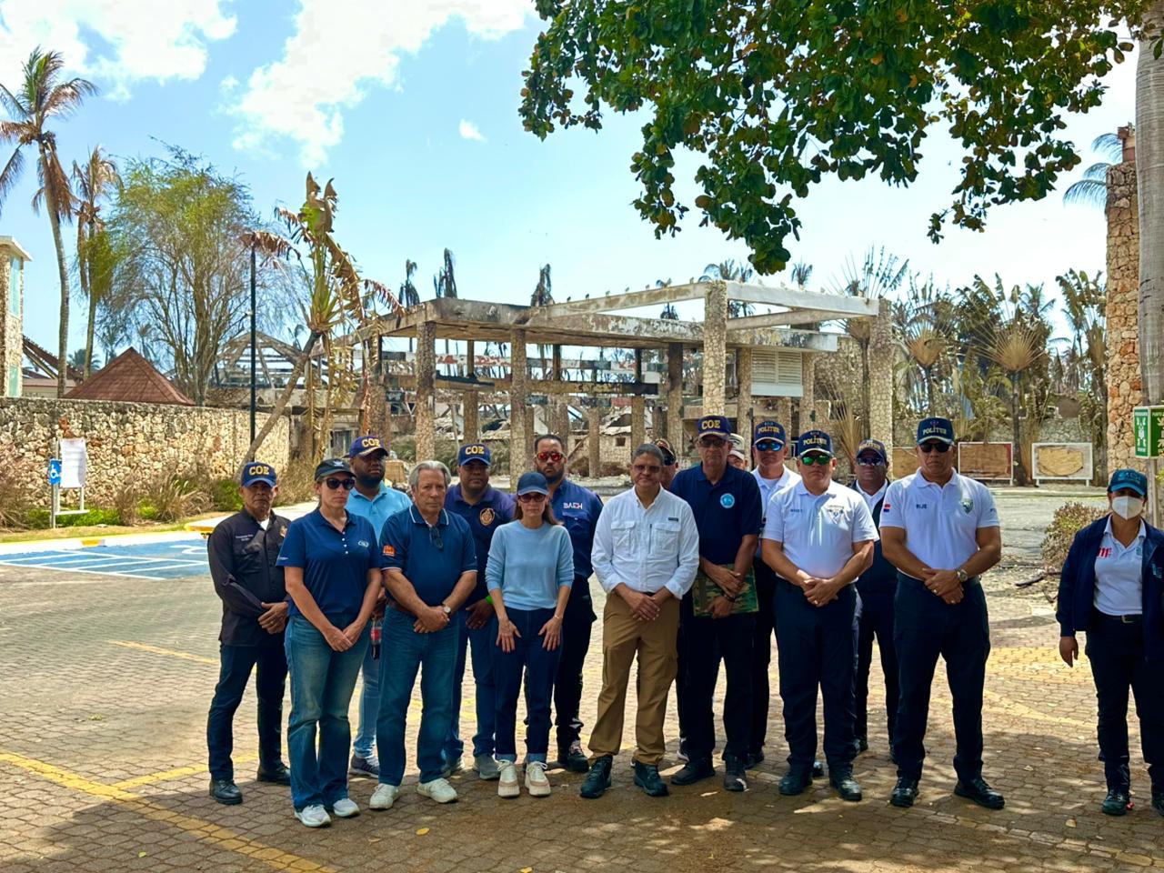 COE concluye fase operativa tras incendio en Bayahibe