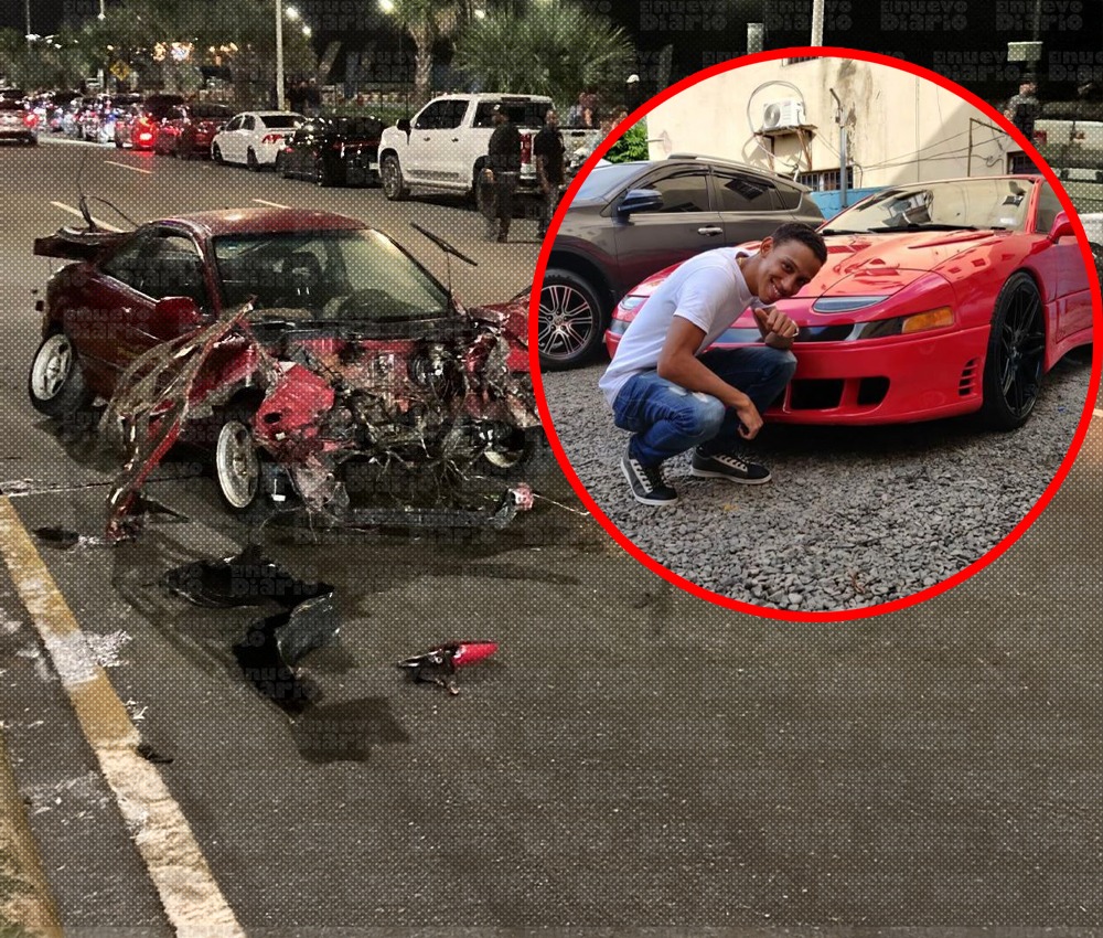 Accidente en la Autopista 30 de Mayo deja vehículo partido