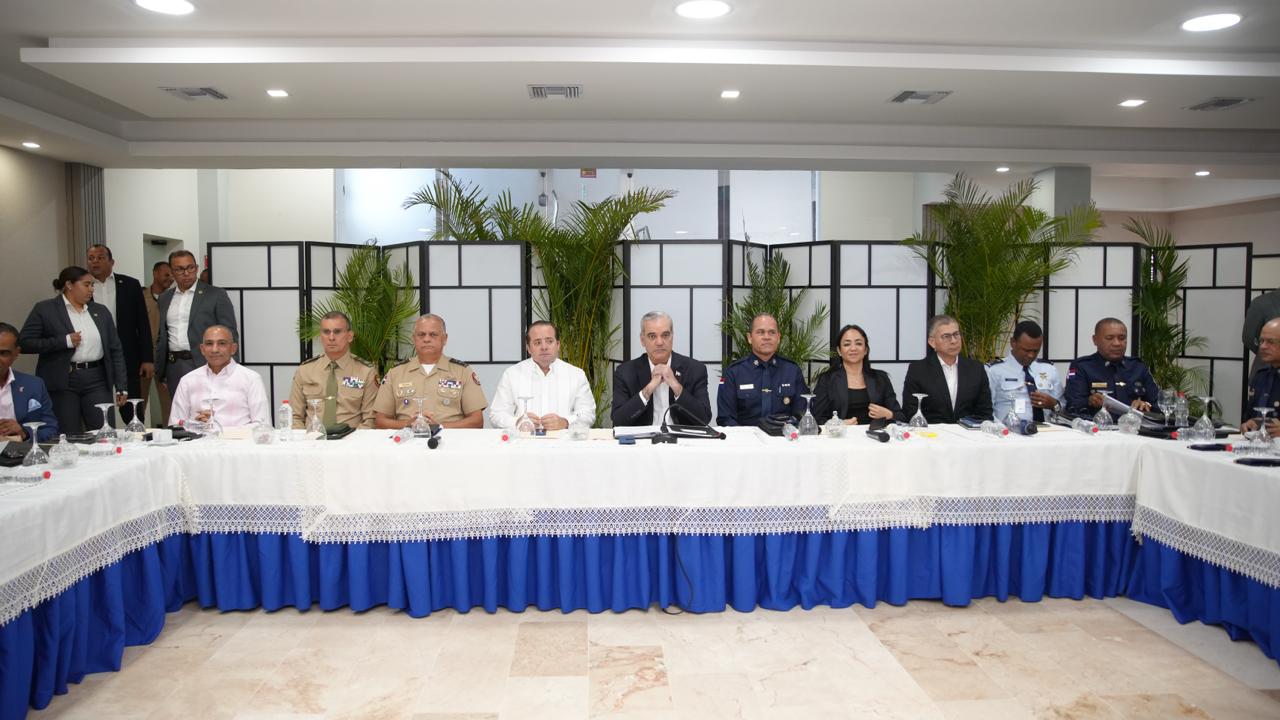 Presidente Abinader encabeza reunión de Plan de Seguridad