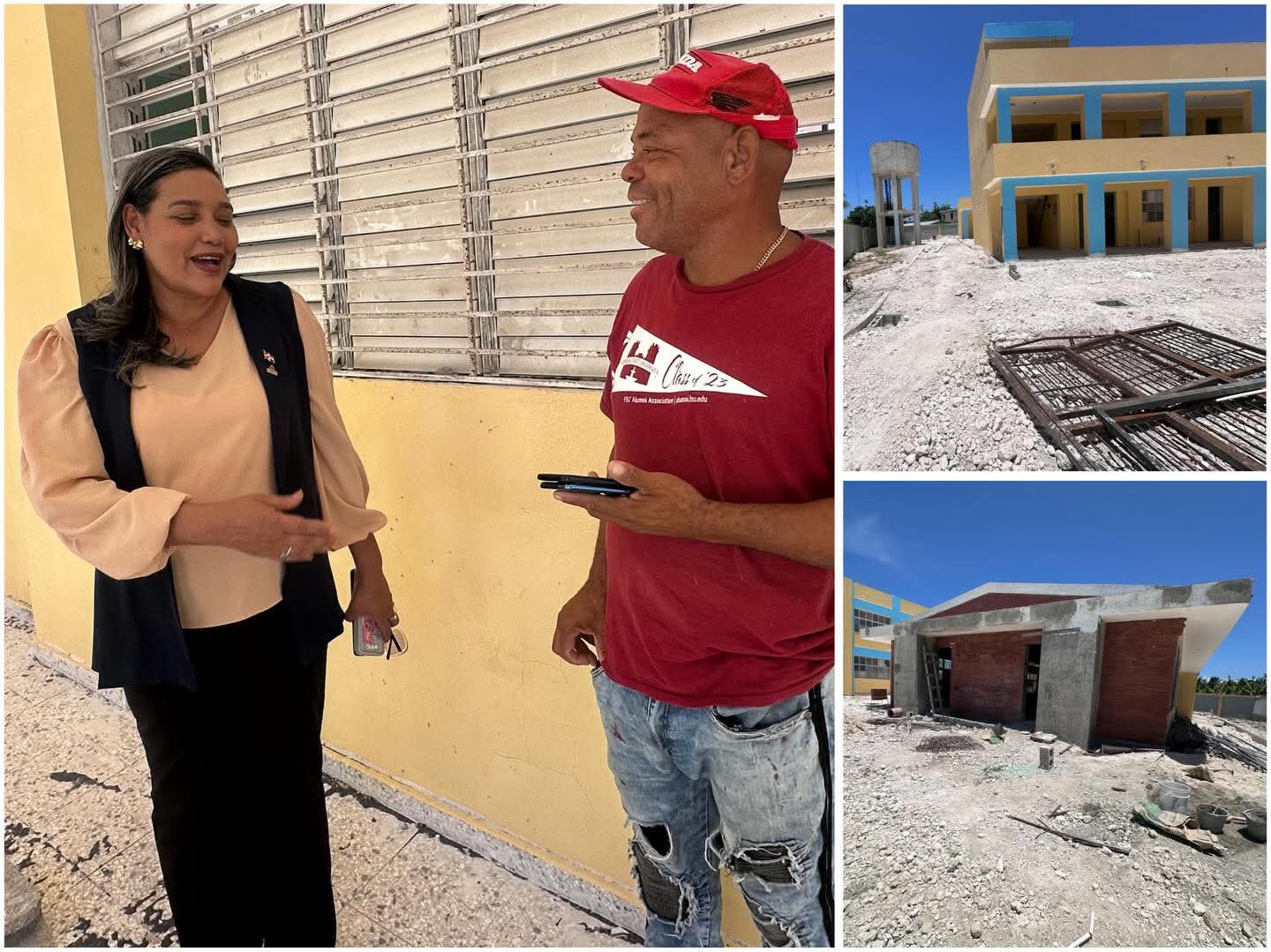 Gobernadora de Azua supervisa avance de obras estratégicas