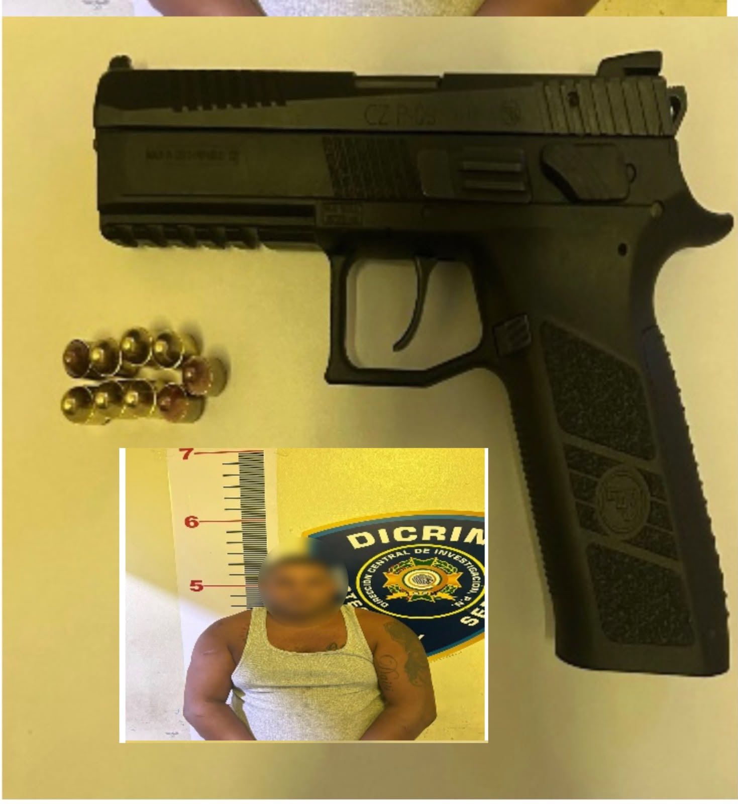 Hombre es detenido en La Vega por porte ilegal