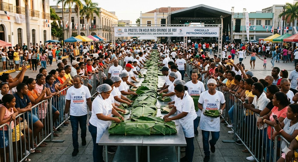 San Pedro de Macorís prepara el pastel en hoja