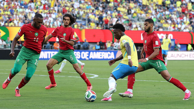 Brasil y Marruecos, dos pesos pesados del Mundial, protagonizan un emocionante juego