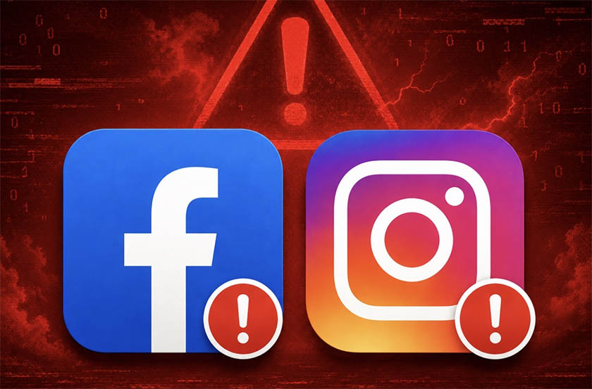 Caída global de Facebook e Instagram; miles de usuarios afectados