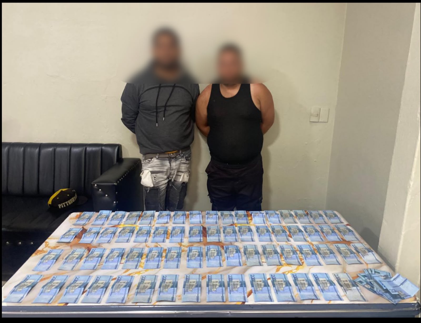 Policía recupera RD$154 mil robados a bancas de apuestas y captura a dos presuntos implicados en Santiago