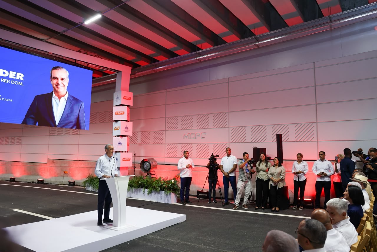 Abinader: nuevo túnel de la Plaza de la Bandera fortalecerá la conexión con el Sur