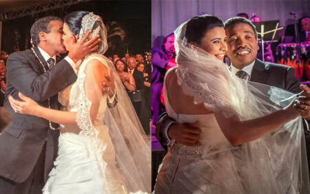 Félix Bautista celebra sus bodas de cristal y comparte video