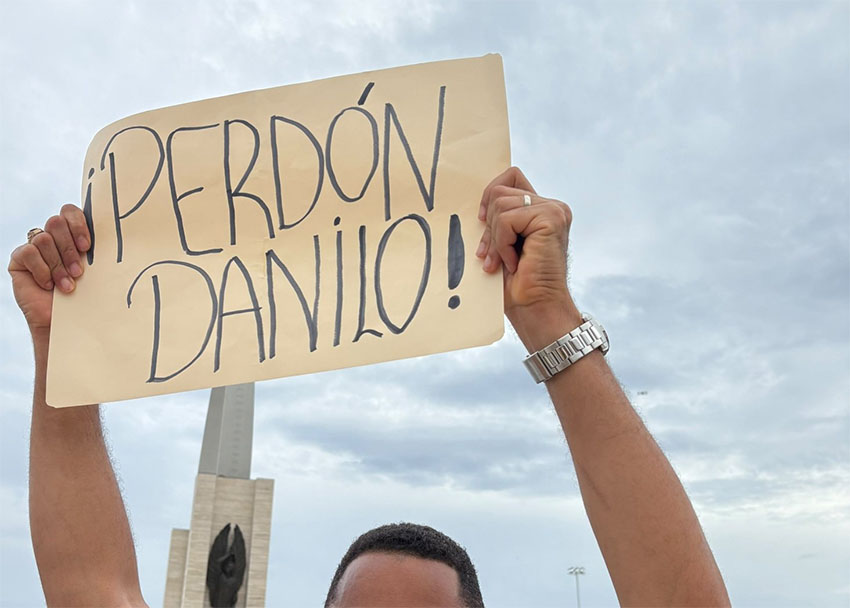 “Perdón Danilo” El mensaje viral en las redes en medio de manifestaciones