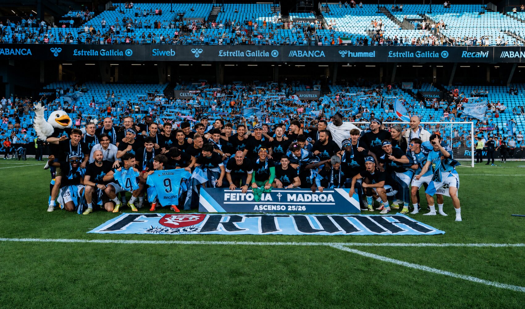 El reto que afrontará el Celta Fortuna en el fútbol profesional
