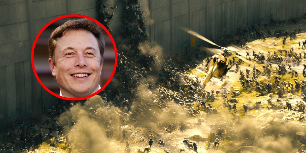 Elon Musk se burla de la crisis en Ceuta con una escena de la película ‘Guerra Mundial Z’