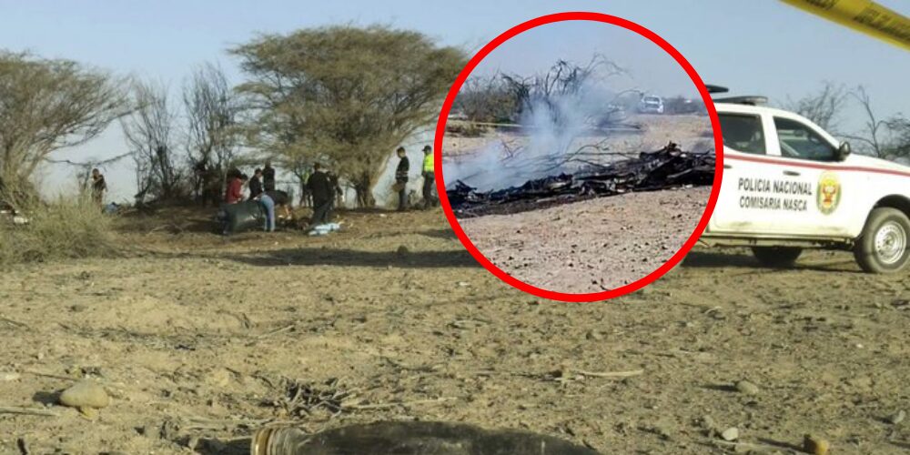 Trece fallecidos en Perú por la caída de una avioneta sobre las Líneas de Nazca