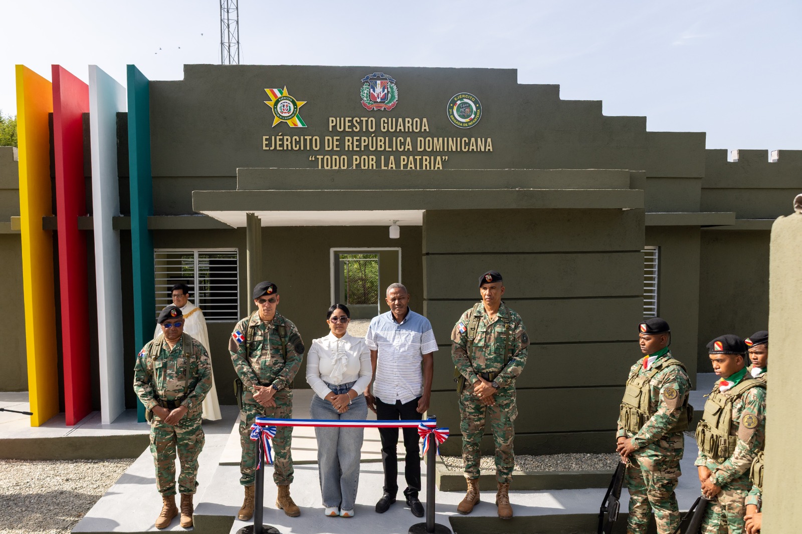 Ejército entrega remozado puesto militar de Guaroa para fortalecer la seguridad fronteriza en Elías Piña