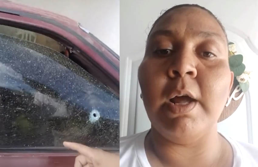 Madre de tres hijos denuncia amenazas y ataque a tiros contra su vehículo en Moca