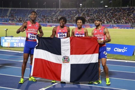 Marileidy Paulino guía al relevo mixto 4×400 de RD al oro en los Juegos Centroamericanos