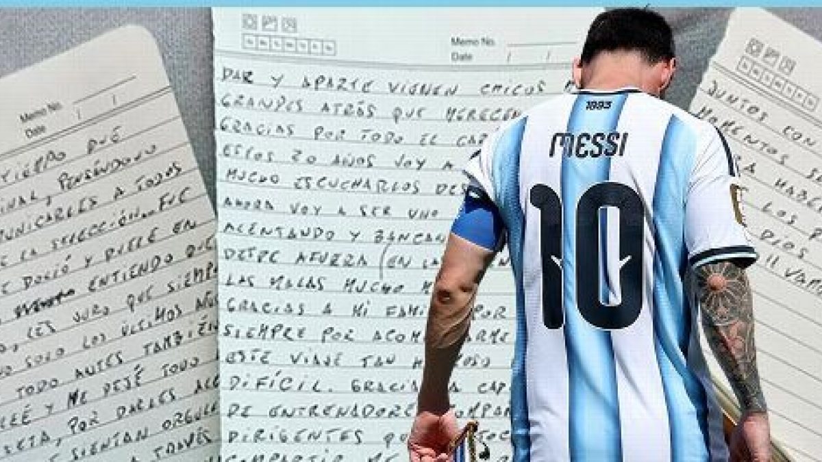 Messi anunció su retiro de la Selección Argentina