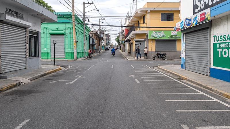 Moca amanece en calma durante huelga de 24 horas; recibe apoyo de comerciantes y transportistas