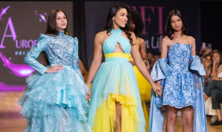 Leticia Lasose lleva el universo de Aurora Dresses a New York Fashion Week con “Sophia”