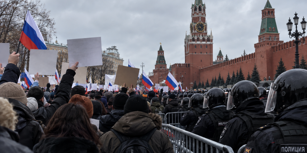 Autoridades rusas rechazan solicitudes para protestar contra fraude electoral del Kremlin