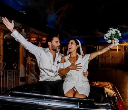 Actor Julián Gil se casa por segunda vez con Valeria Marín y celebra su cumpleaños con una boda en Las Vegas
