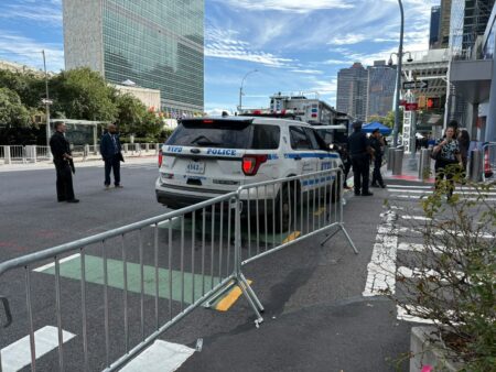 Restringen tránsito vehicular en calles cercanas a la sede de la ONU por Asamblea General Restringen tránsito vehicular en calles cercanas a la sede de la ONU por Asamblea General