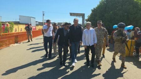 Delegación del Parlamento Europeo recorre frontera de Dajabón y conoce dinámica comercial y de seguridad
