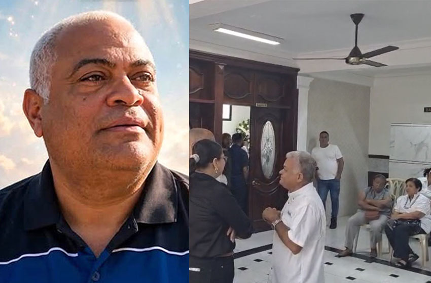 Familiares y amigos le dan el último adiós al abogado y católico William Méndez en Moca