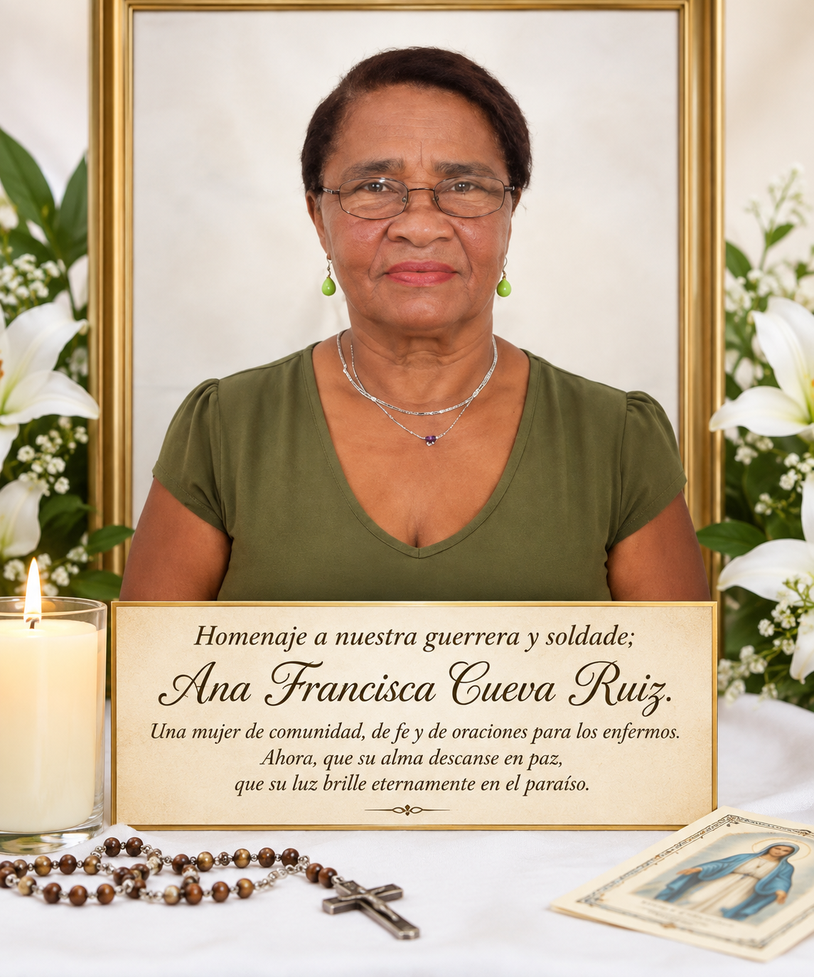 SNTP lamenta fallecimiento de Ana Francisca Cueva Ruiz, madre del dirigente nacional Fidias Cueva