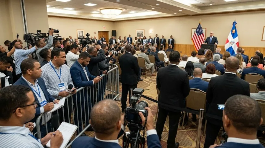 Periodistas dominicanos en NY denuncian exclusión actividades durante visita de Abinader