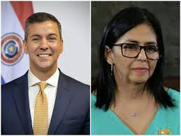 Santiago Peña se reúne con Delcy Rodríguez en Caracas para abrir diálogo entre Paraguay y Venezuela Santiago Peña se reúne con Delcy Rodríguez en Caracas para abrir diálogo entre Paraguay y Venezuela