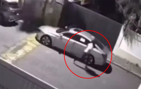 Cámaras captan momento en que trasladaban cuerpo de estadounidense desaparecido en Herrera