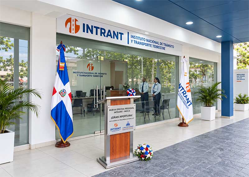 Anuncian inauguración de la nueva oficina del INTRANT en Moca