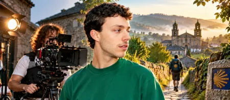 Marcos Besteiro lleva el cine gallego al Camino de Santiago