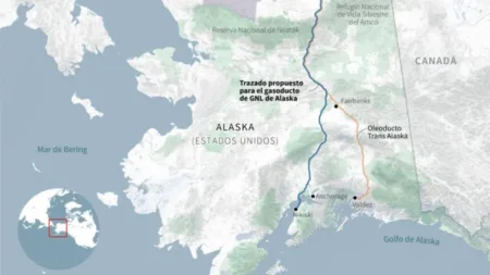 Trump anuncia que Taiwán comprará por 20 años el 30 % del gas de ducto en Alaska