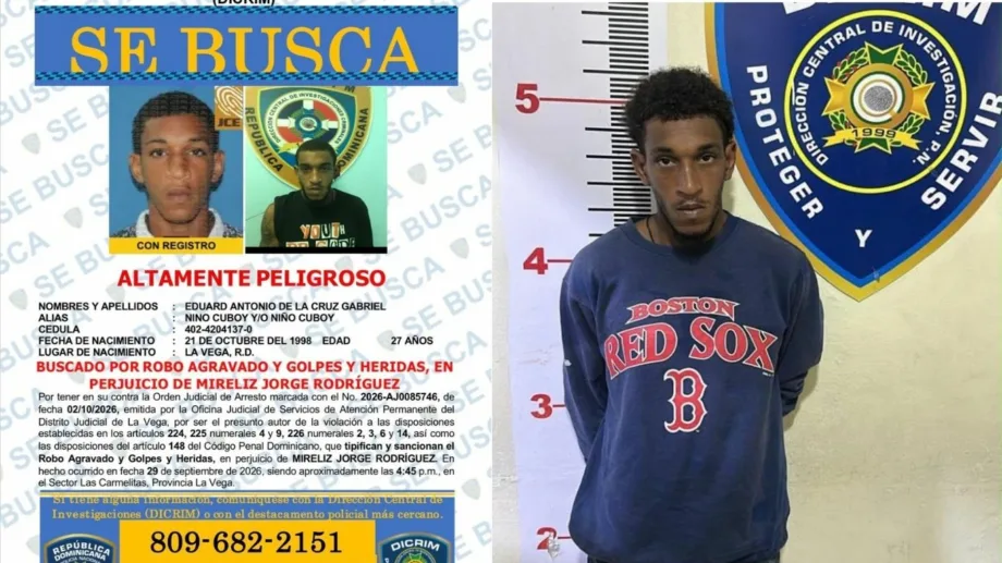 Tras asedio policial decide entregarse un hombre acusado de robo agravado en La Vega