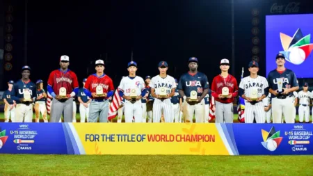 ¡Orgullo Tricolor! Tres dominicanos integran el Equipo Ideal del Mundial de Béisbol Sub-15