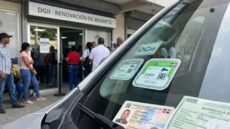 Marbete costará RD$2,000 y RD$4,000 desde este jueves
