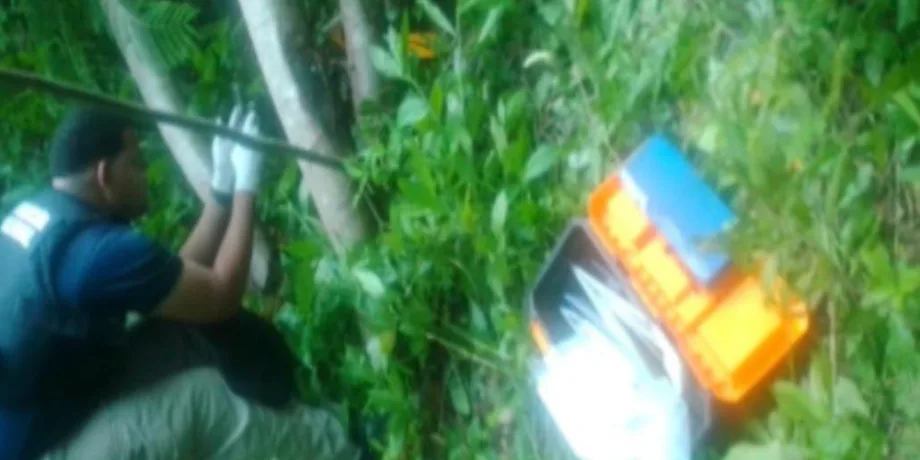 Hombre persigue a su expareja