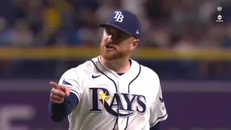 Drew Rasmussen realizó una obra maestra vs. Yankees; Jonathan Aranda pega jonrón para la única carrera del juego